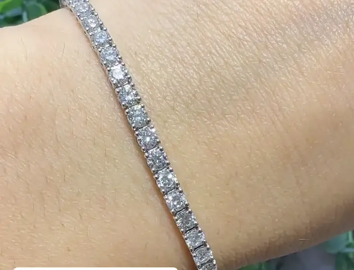 5.03 ct Suyolu Pırlanta Bileklik, görsel 1