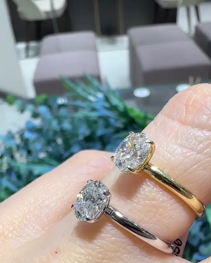 0.70 ct Oval Pırlanta Yüzük, görsel 3