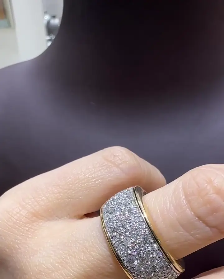 3.95 ct Tasarım Pırlanta Yüzük, görsel 1