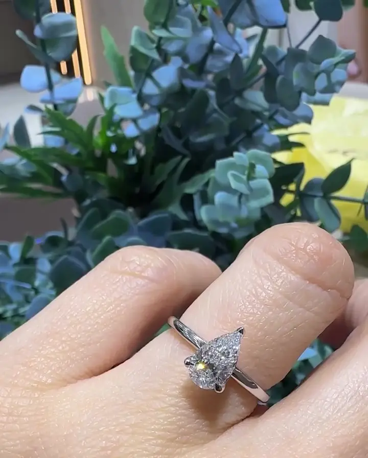1.00 ct Tektaş Pırlanta Yüzük, görsel 3