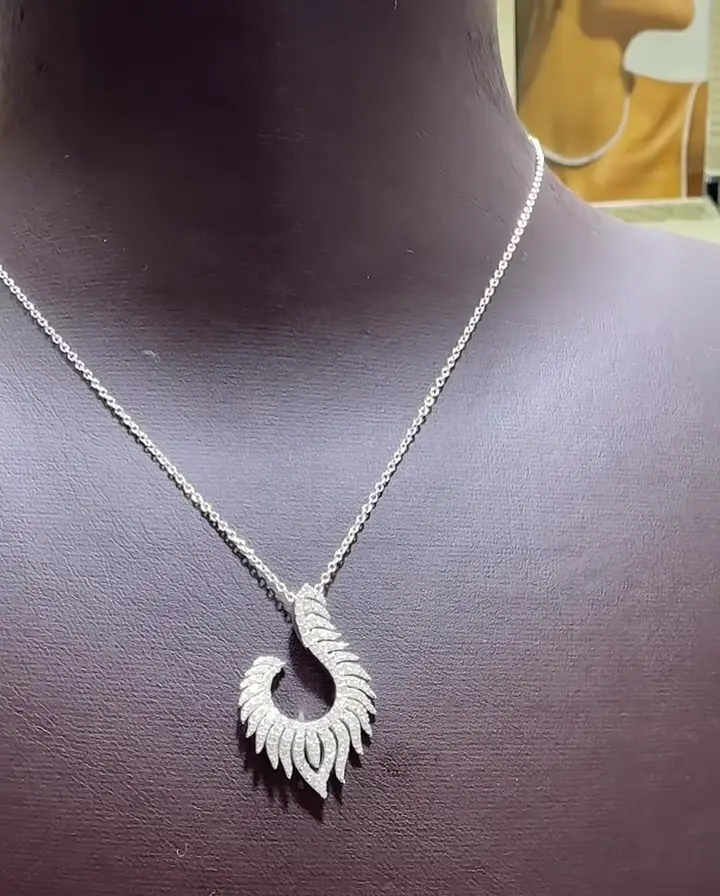 1.01 ct Tasarım Pırlanta Kolye, görsel 2