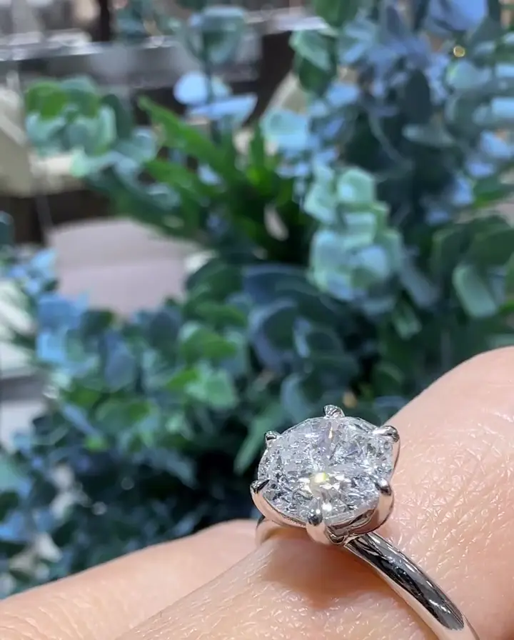 1.91 ct Tektaş Pırlanta Yüzük, görsel 3